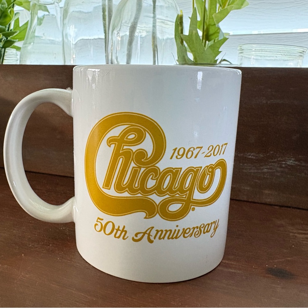 New band merch.  Chicago 50 year anniversary.  1967-2017 coffee cup mug.